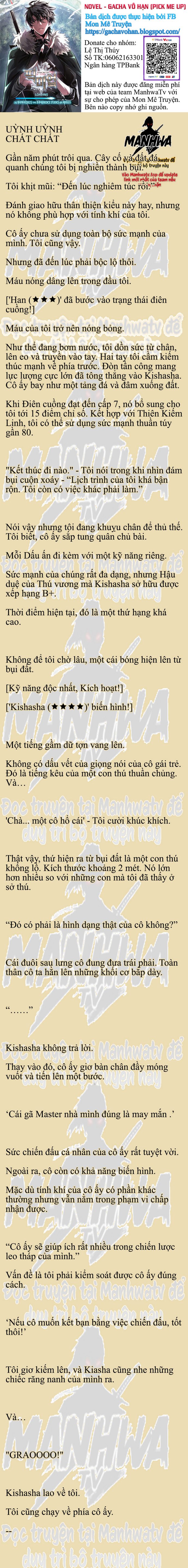 Đọc truyện [NOVEL] Gacha vô hạn - Chương 106